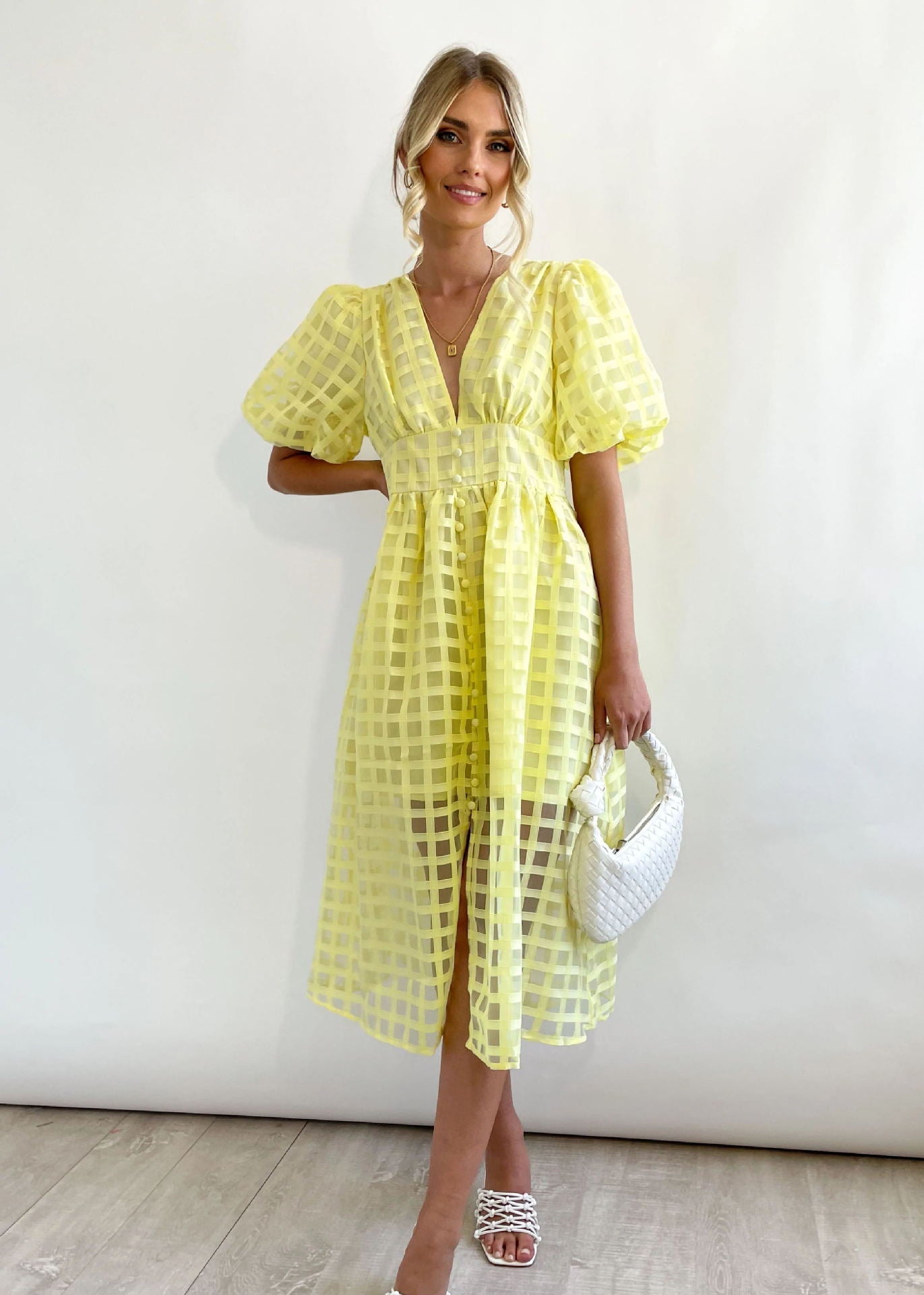 Midi Paradise Dress Yellow