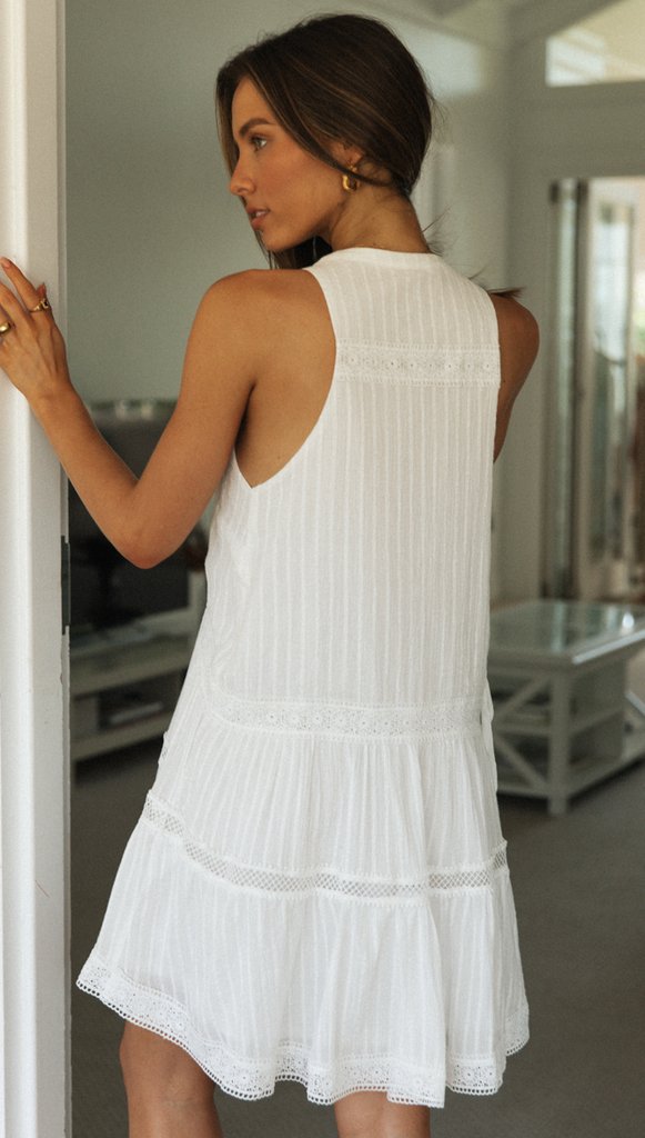 Mini Dreamer Dress White
