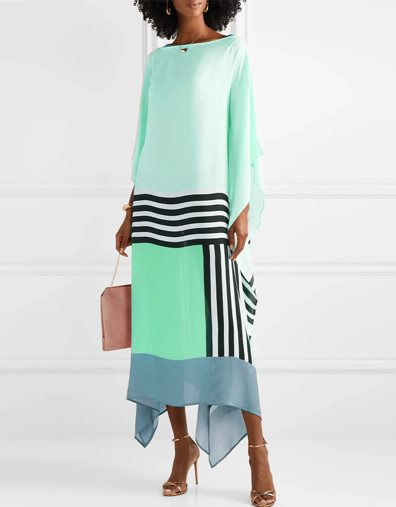 Candy Pink Stripe Kaftan