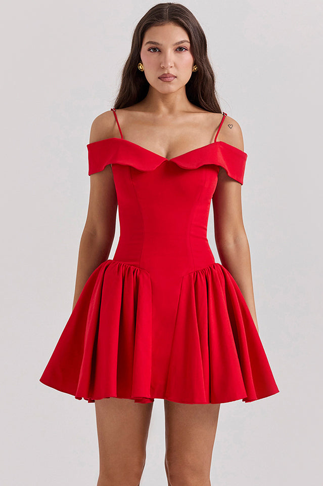 Black Elida Mini Dress