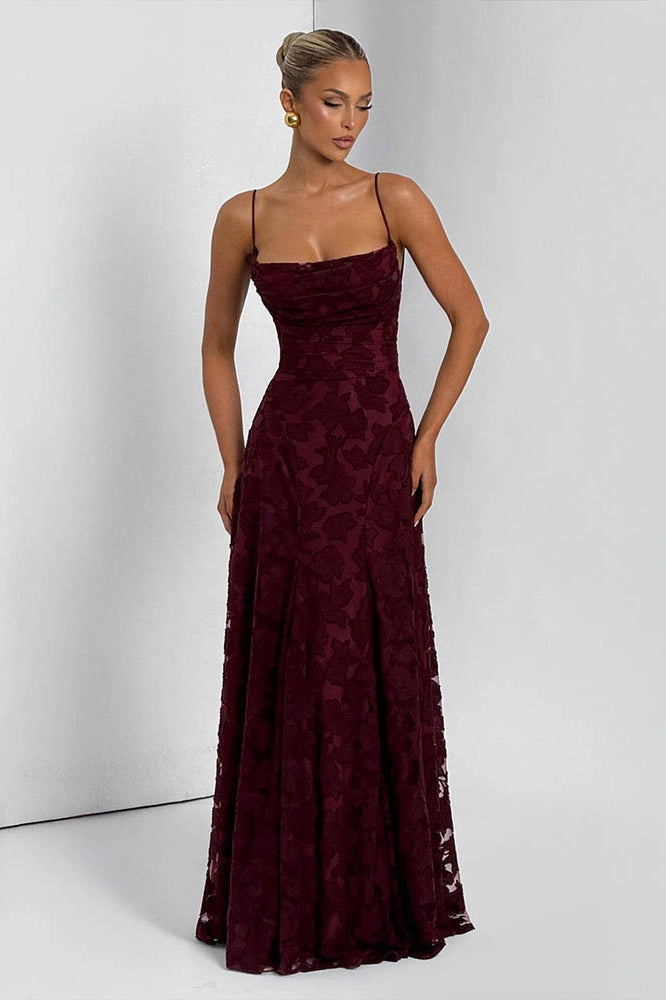 Backless Edition Chiffon Maxi Dress