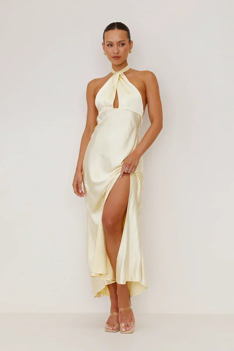 Elsa Exclusive Maxi Dress Yellow Boutique Edit