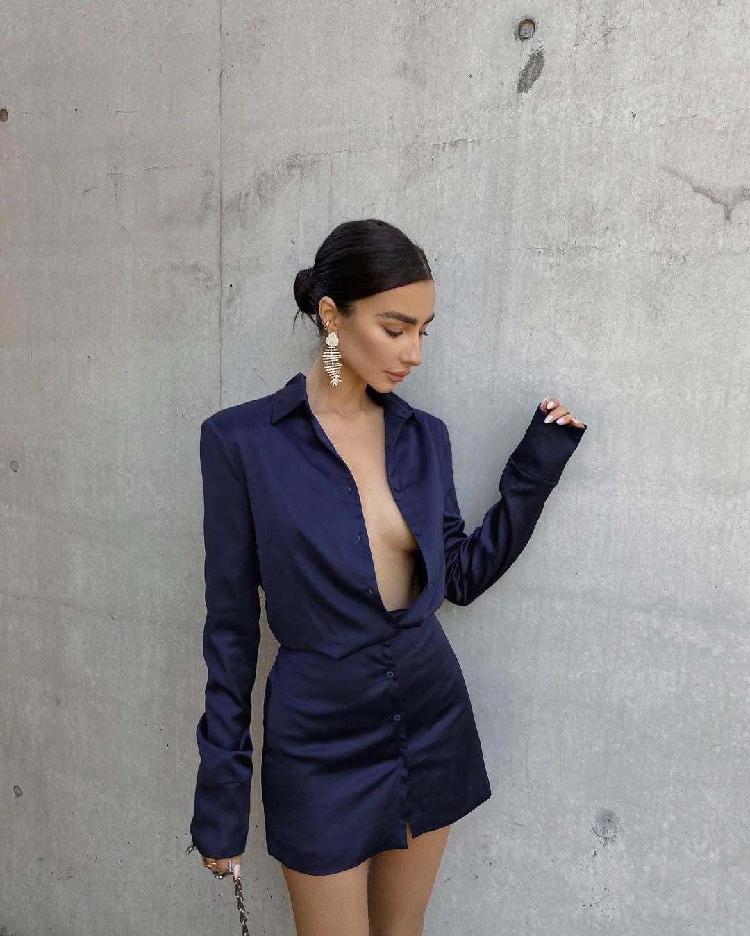 Love Anna Mini Dress Blue
