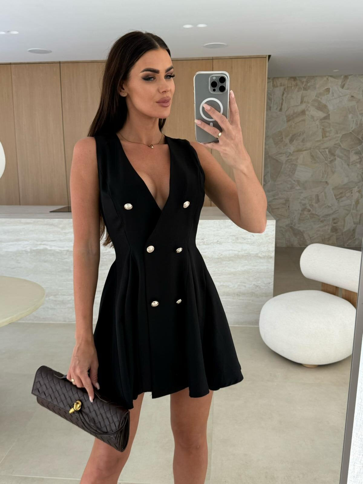 Mini Sirico Dress Black