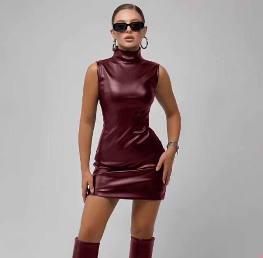 Mini Bilbury Dress Maroon