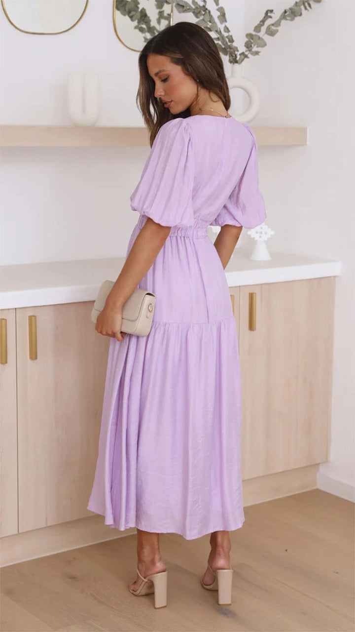It Brunch Right Midi Dress Purple