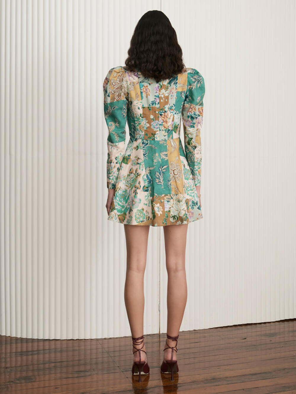 Painted Hand Printed Mini Dress