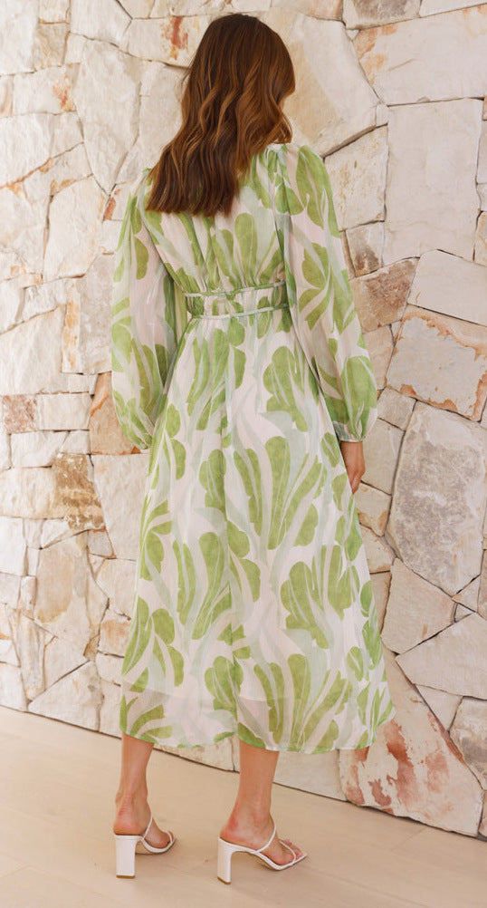 Midi Sideris Dress Green