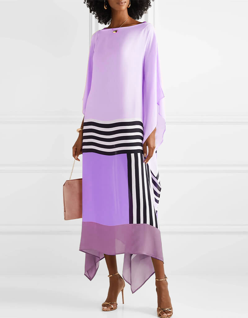 Candy Pink Stripe Kaftan