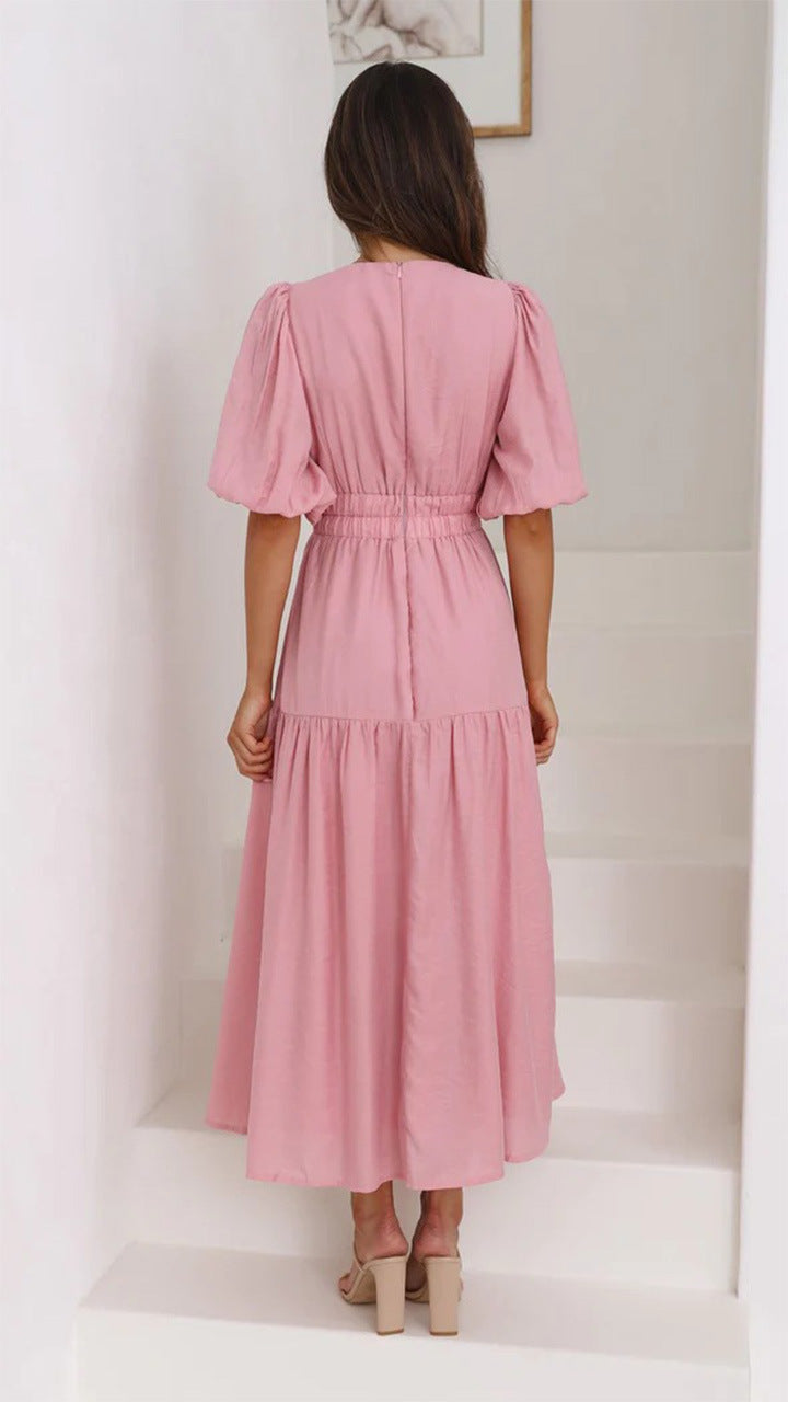It Brunch Right Midi Dress Pink