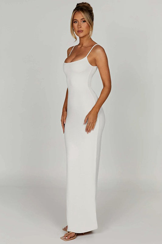 Backless Edition Spaghetti Strap Bodycon Maxi Dress