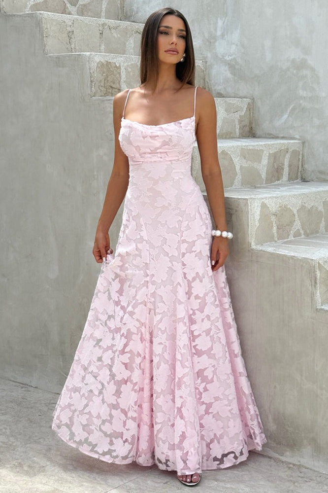 Backless Edition Chiffon Maxi Dress