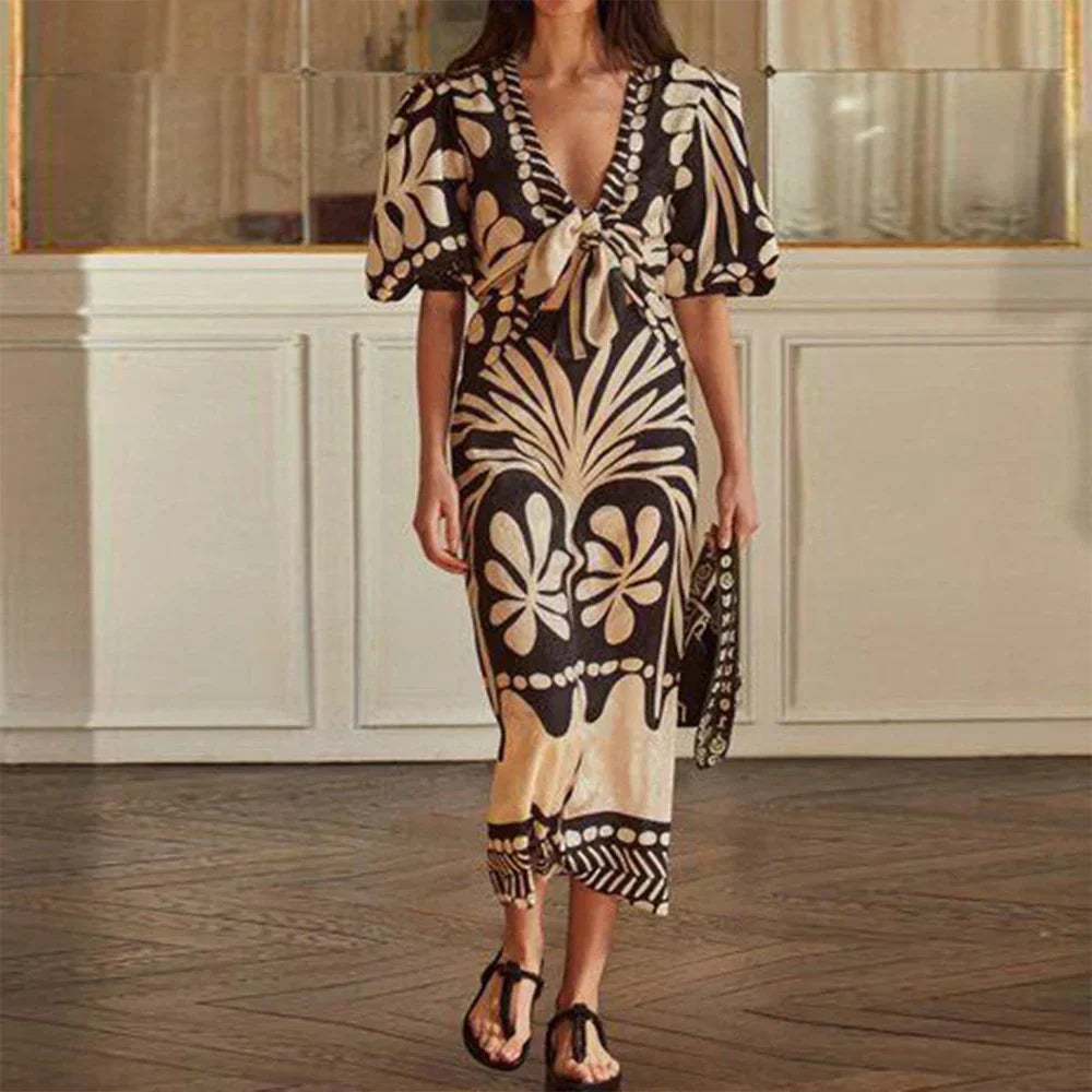 Justina Timeless and Graceful Dress for Women Wedding Guest Look