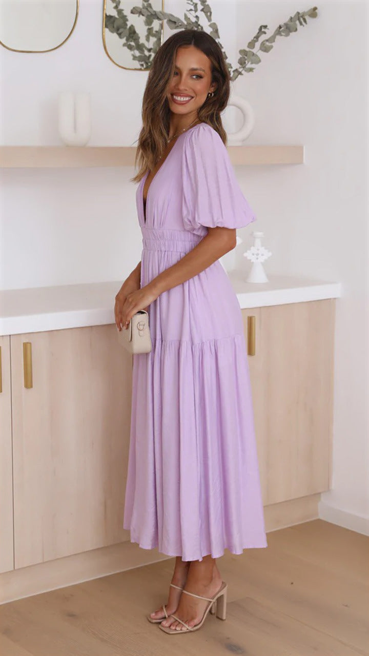 It Brunch Right Midi Dress Purple