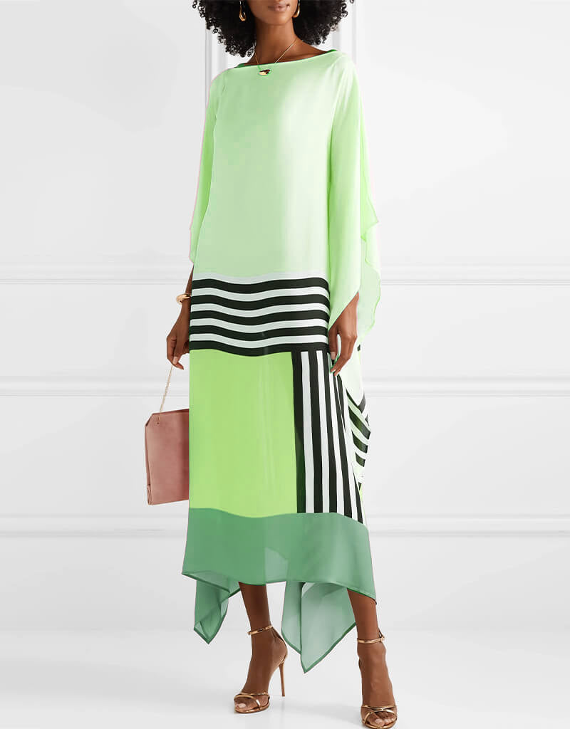 Candy Pink Stripe Kaftan