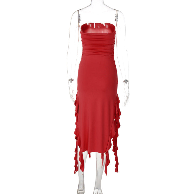 Mini Aliza Dress Red