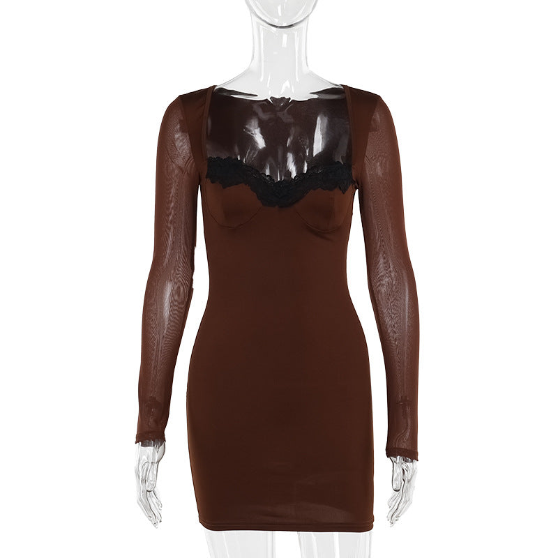 Mini Connie Dress Brown