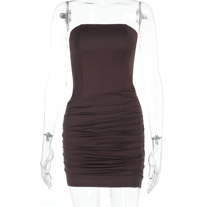 Mini Castro Dress Brown
