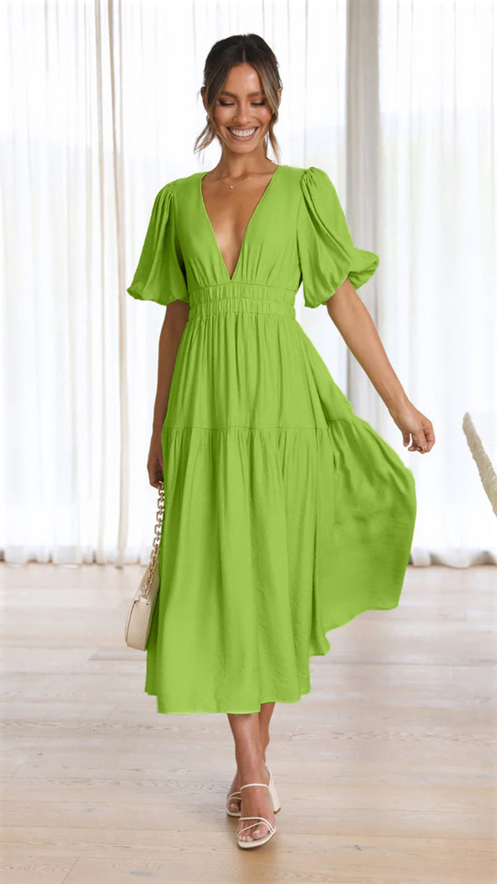 It Brunch Right Midi Dress Light Green