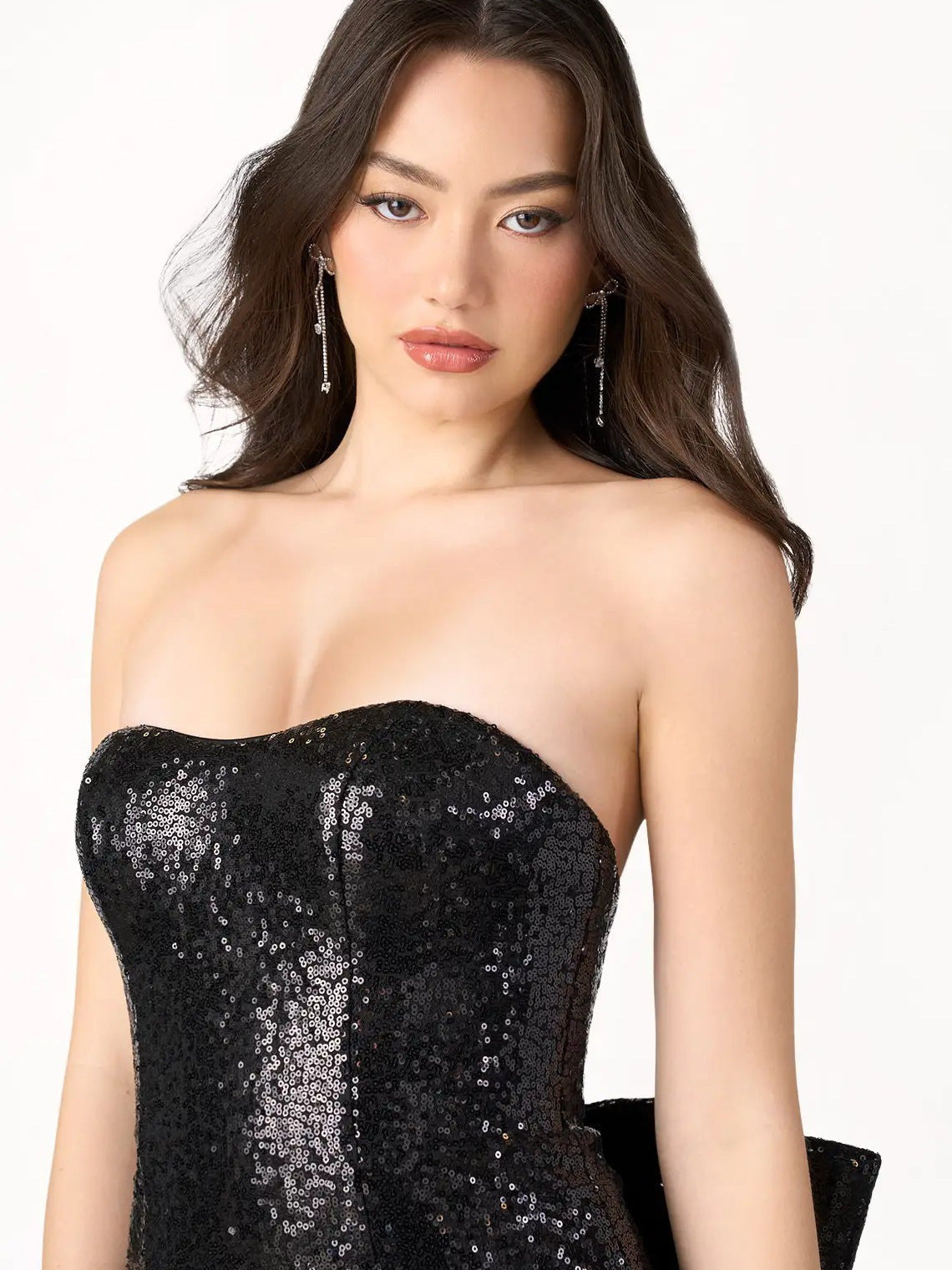 Mini Glitz Dress Black