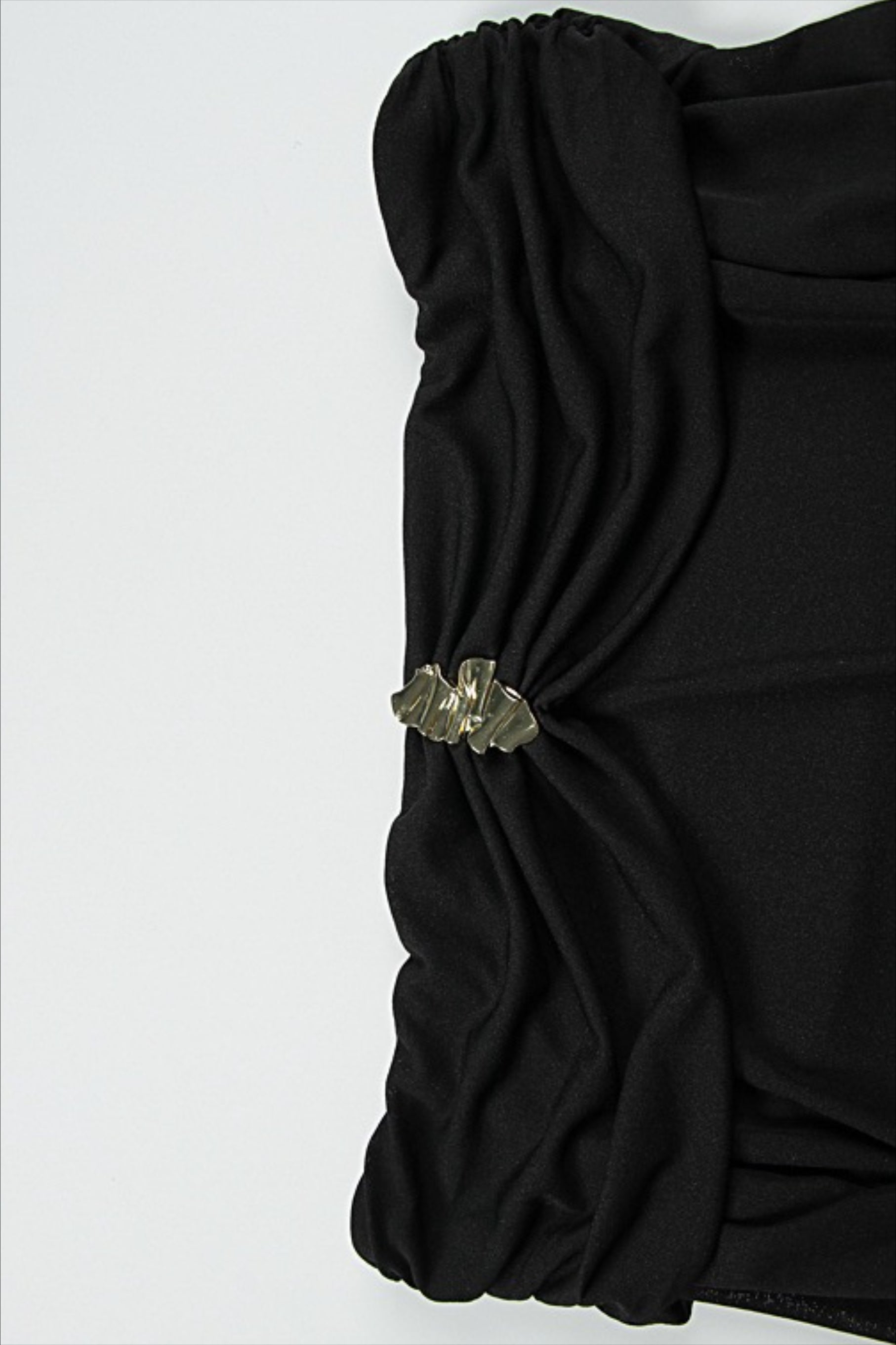 Off Chic Shoulder Ruched Slim Vacation Dress