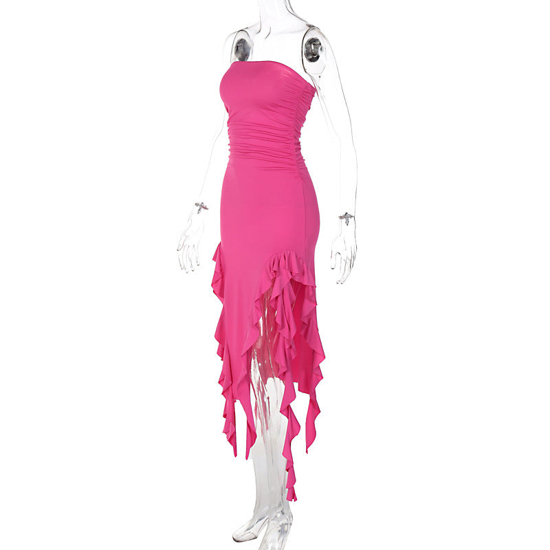 Mini Aliza Dress Rose Red