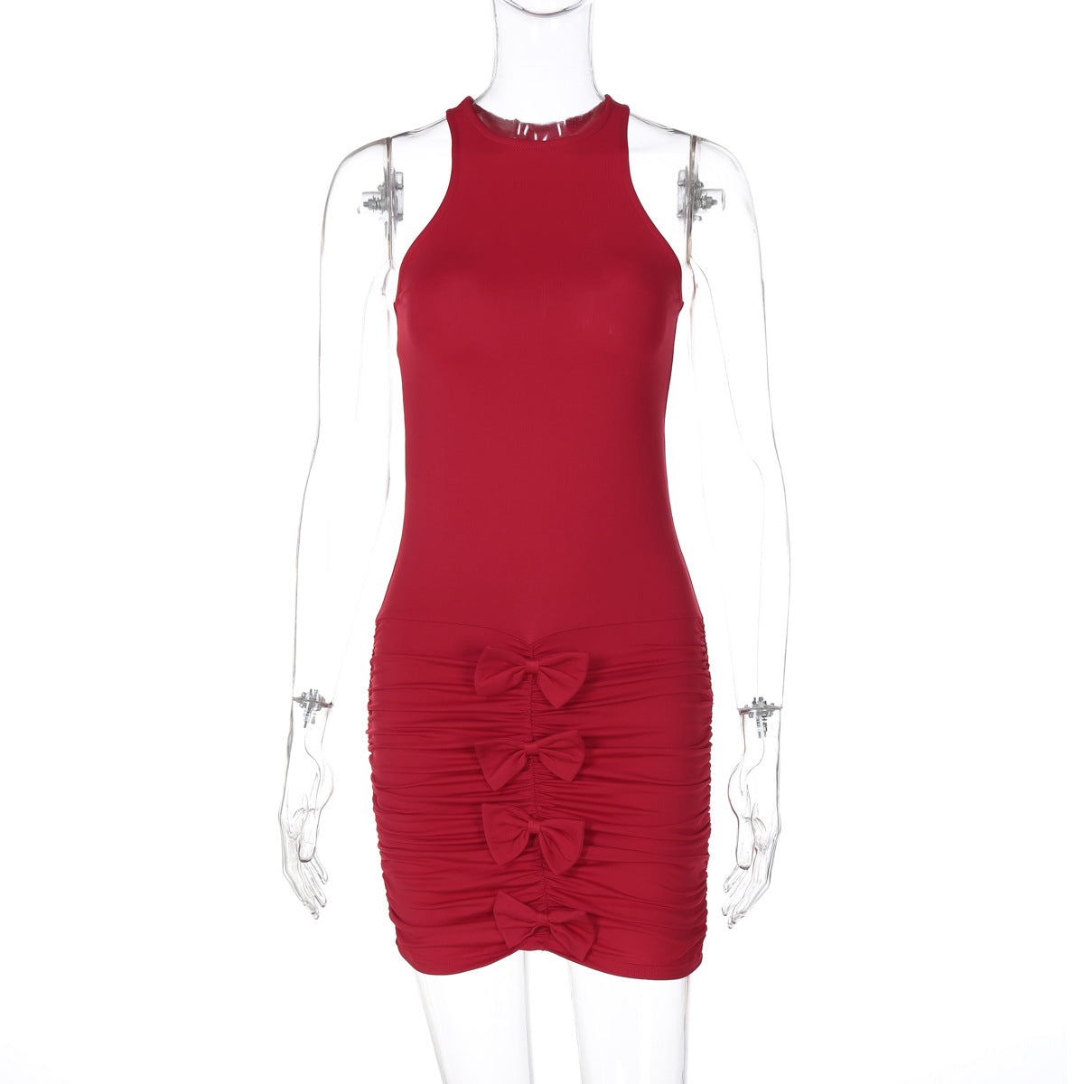 Mini Salone Dress Red