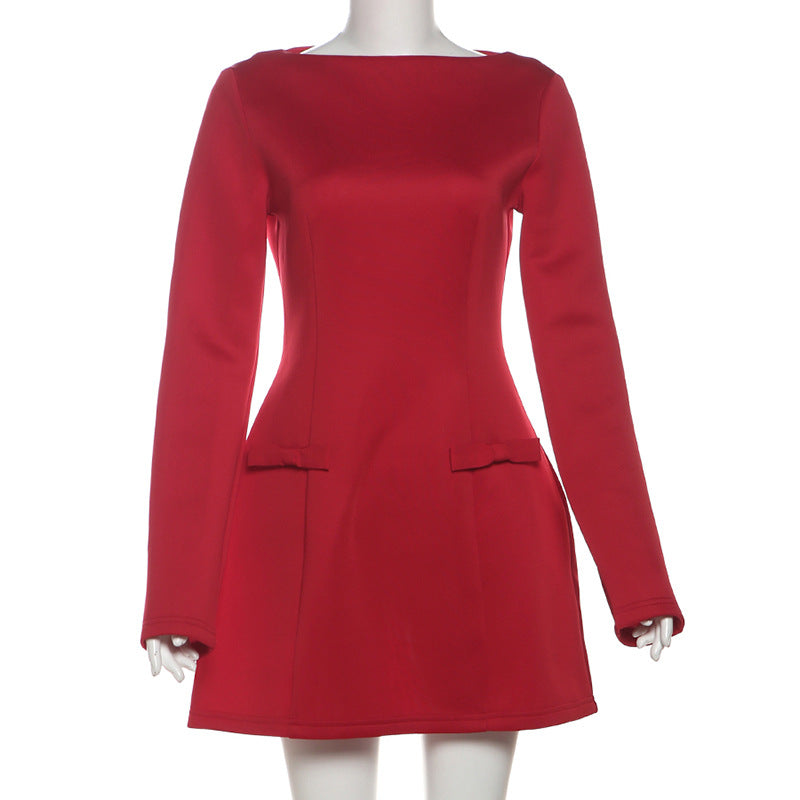 Chemistry Red Mini Dress Red