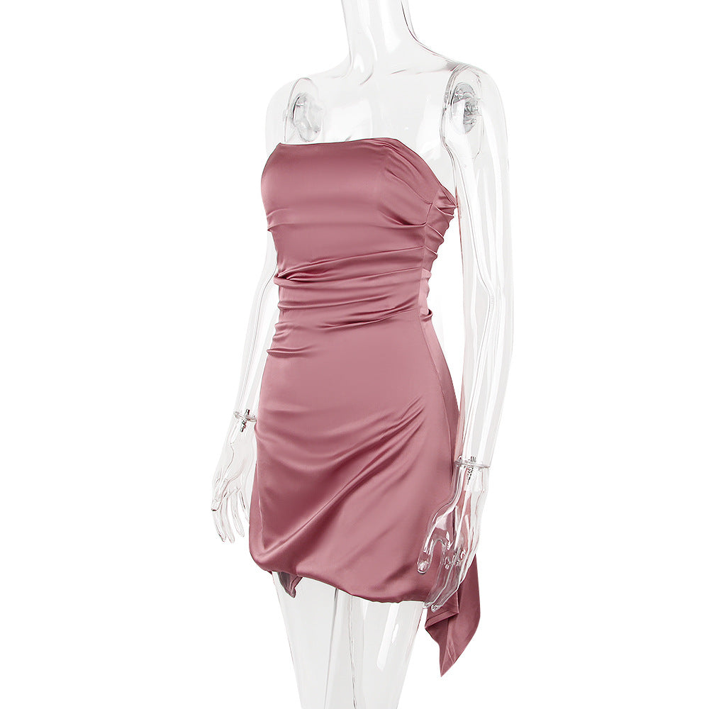Mini Cassio Dress Rose Red