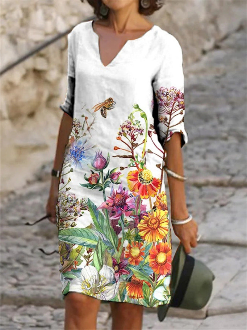 Maximiliana Timeless and Refined Summer Dress for Women Stylish Outfit