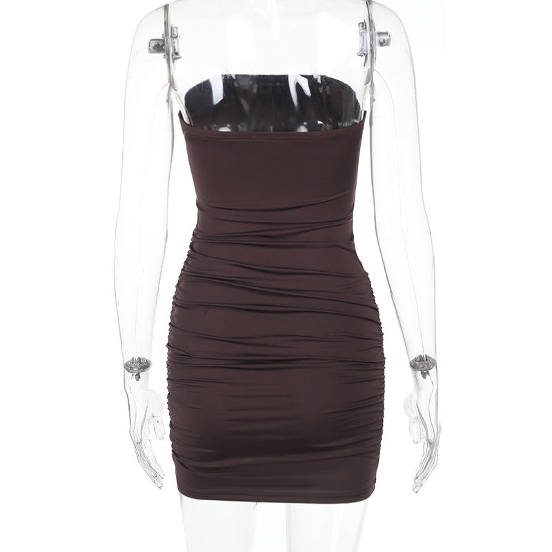 Mini Castro Dress Brown