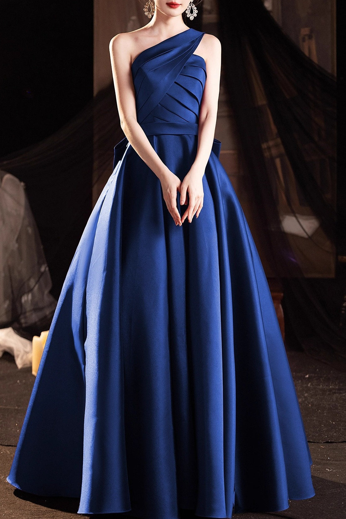 Graceful Floor Length Performance Gown Prom Dress