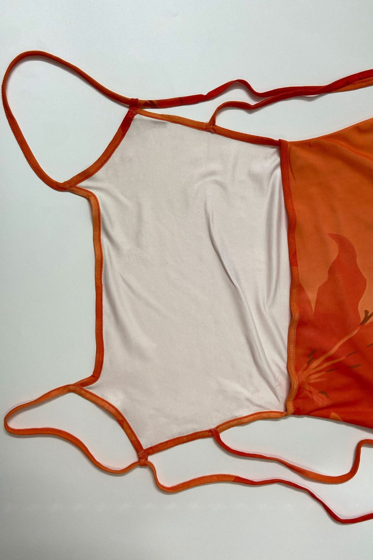 Chic Mesh Sheer Strap Vacation Dress