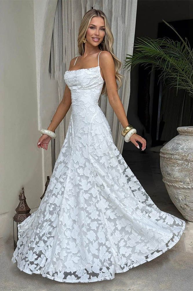 Backless Edition Chiffon Maxi Dress