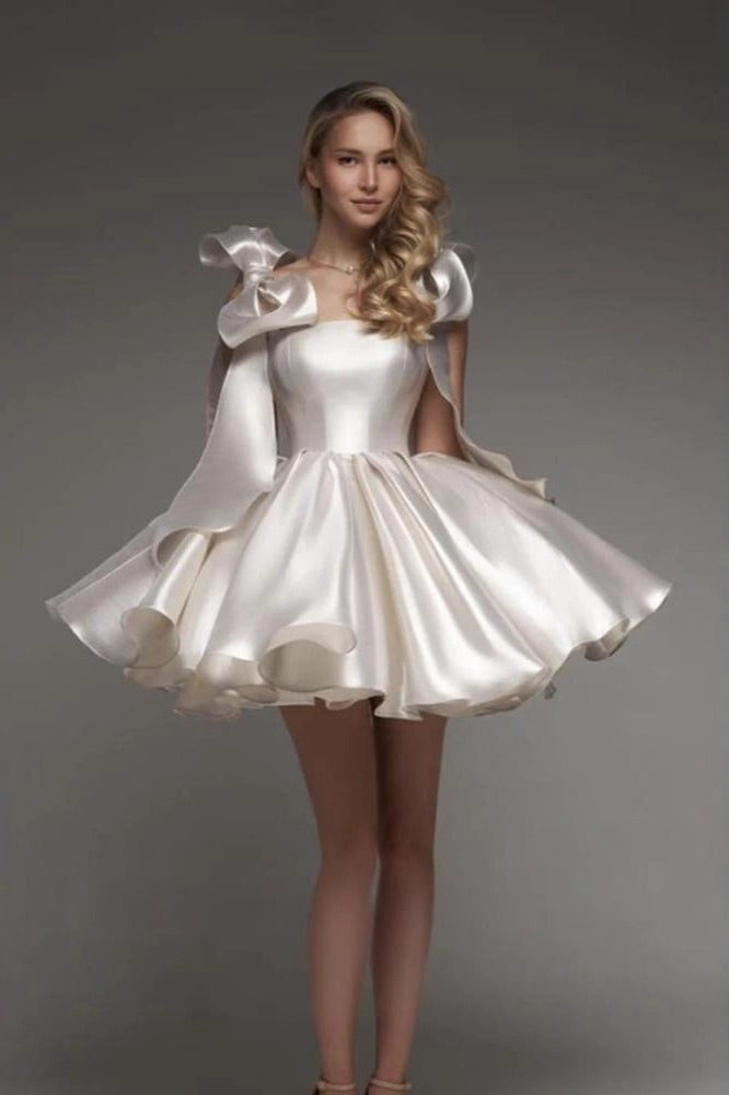 Tulle Stylish Spaghetti Strap Short Mini Dress