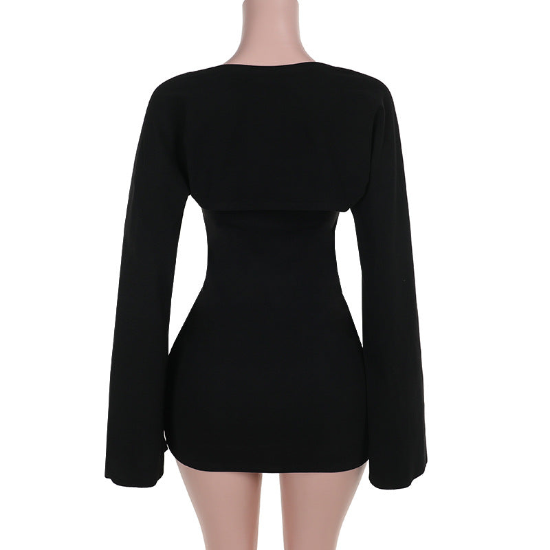 Muse Midnight Mini Dress Black