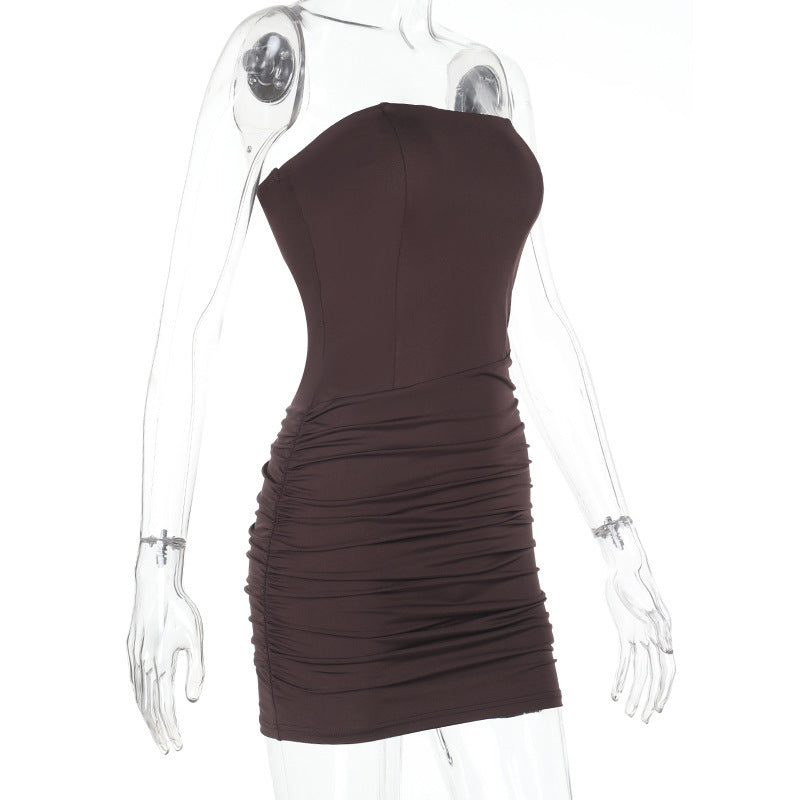 Mini Castro Dress Brown