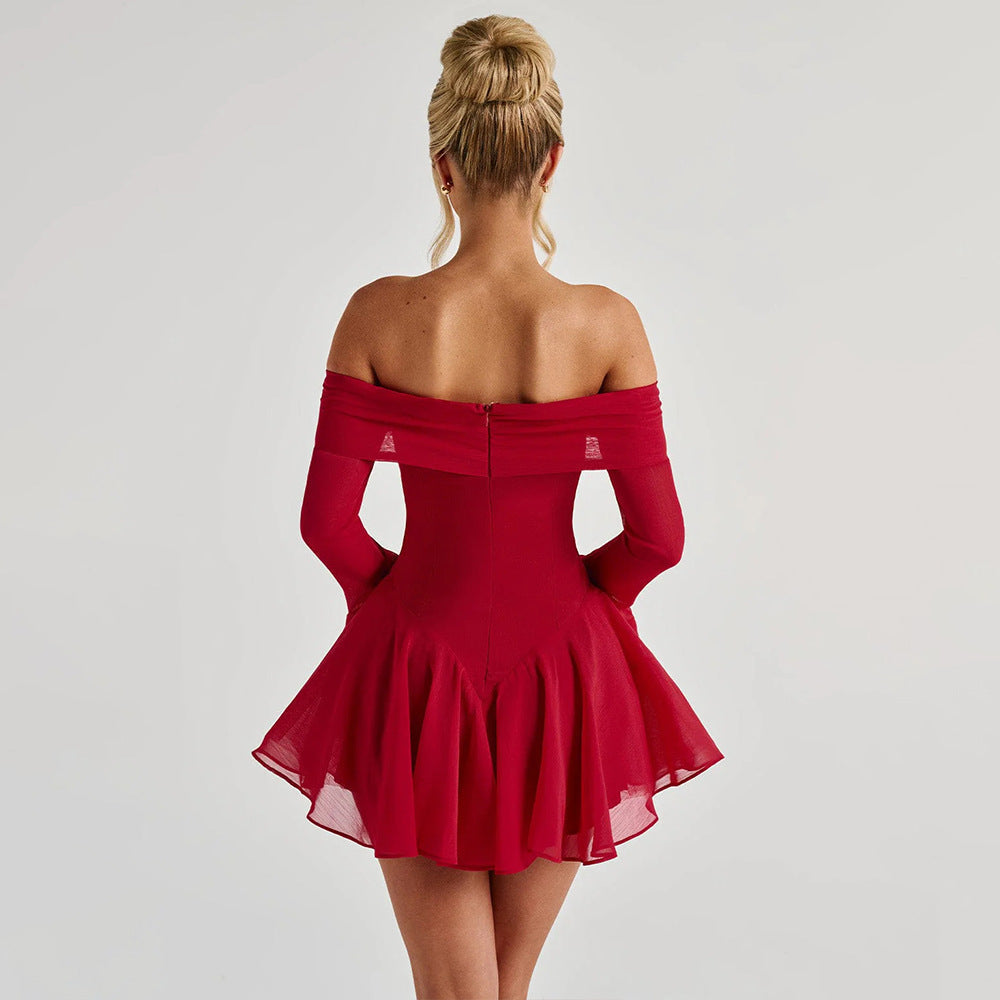 Mini Savoca Dress Red