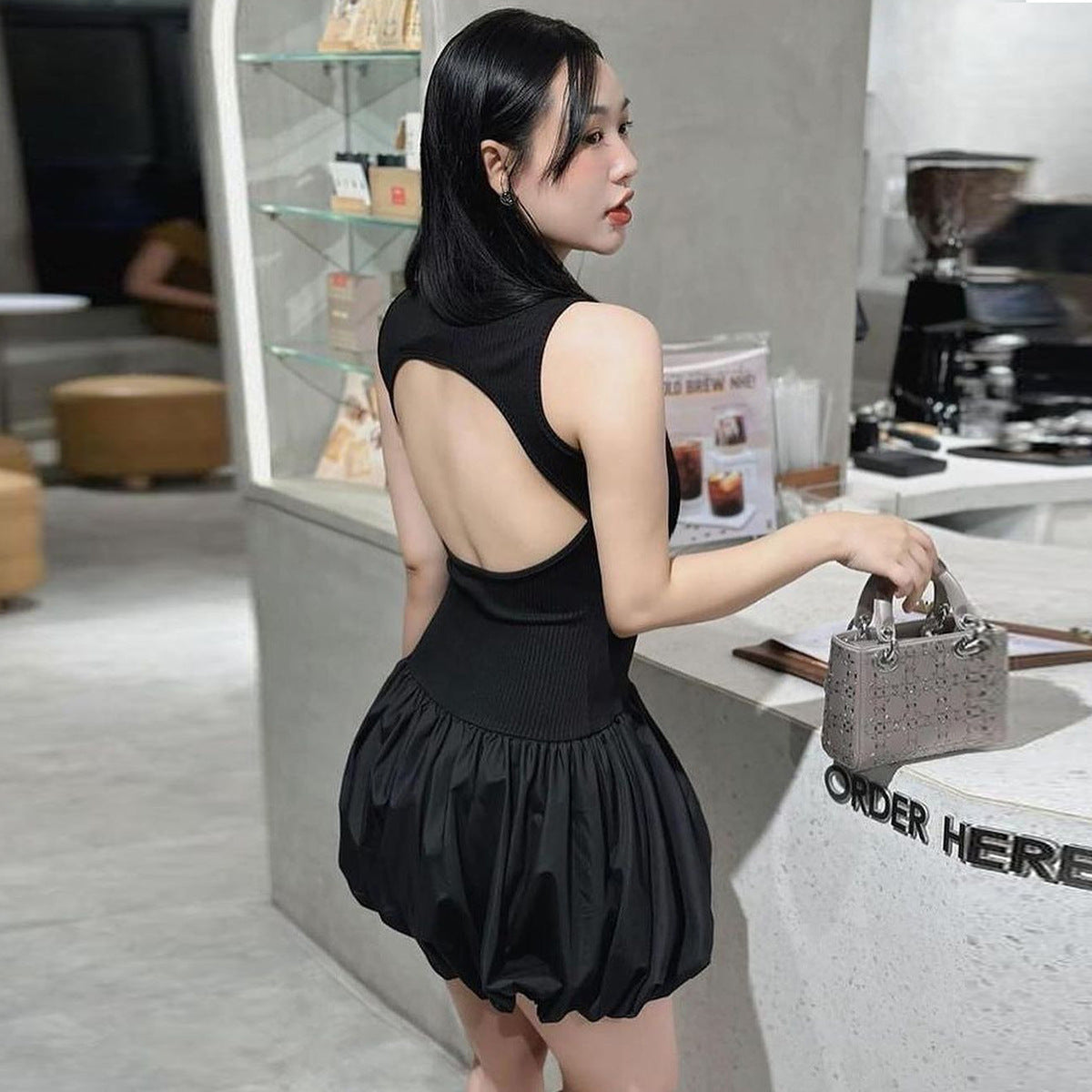 Mini Bliss Dress Black