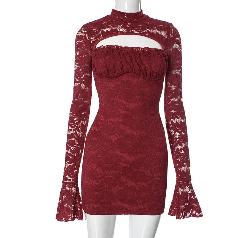 Mini Ingram Dress Maroon