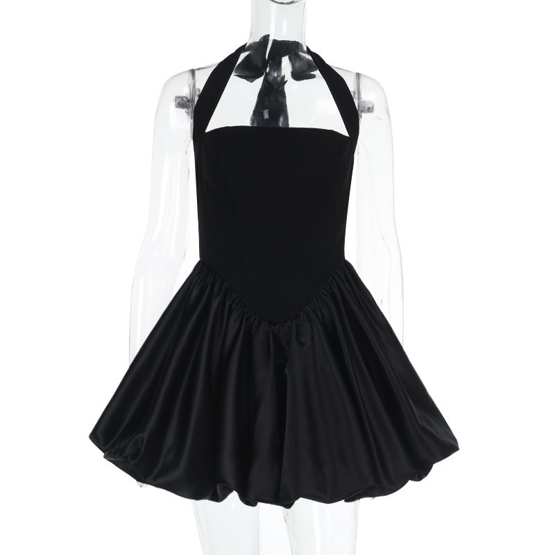 Mini Vettori Dress Black