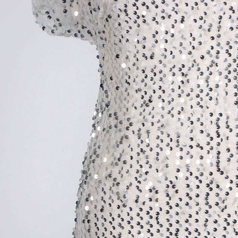 On Party Mini Dress Silver