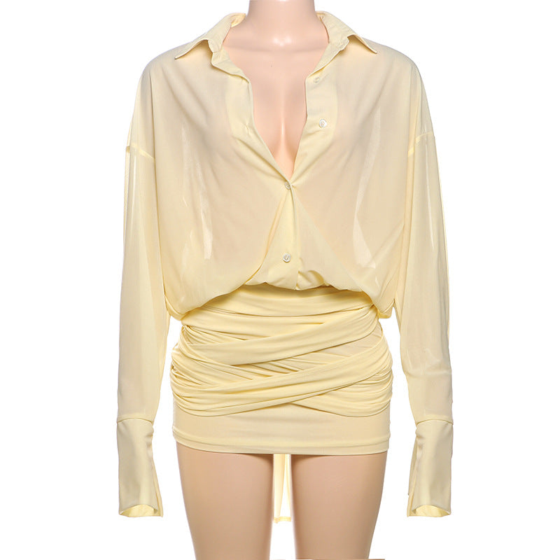 Mini Lyon Dress Yellow