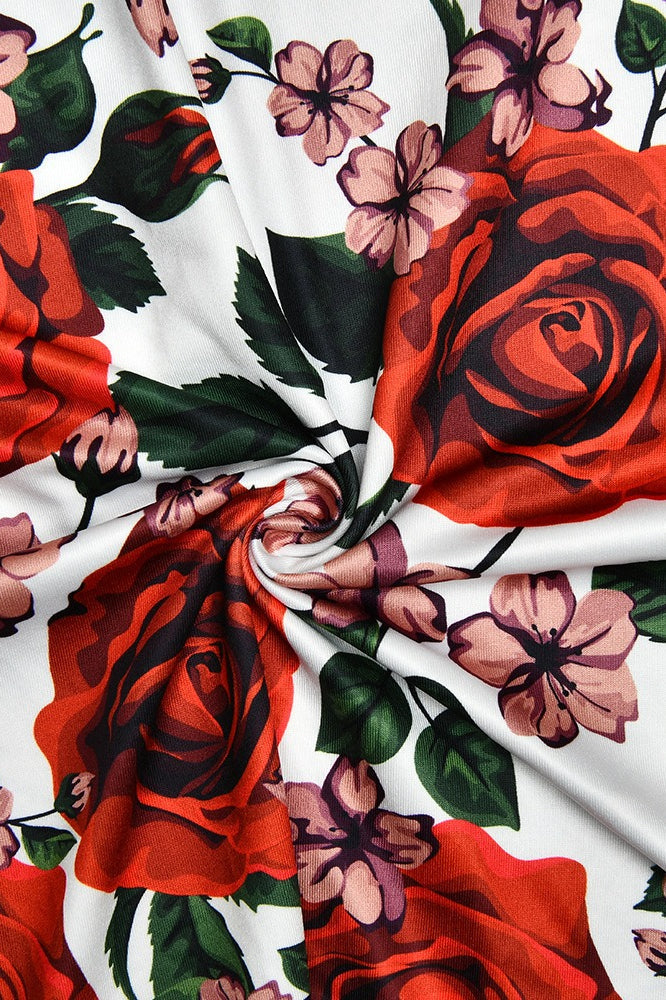 Floral Edition Print Backless Maxi Dress