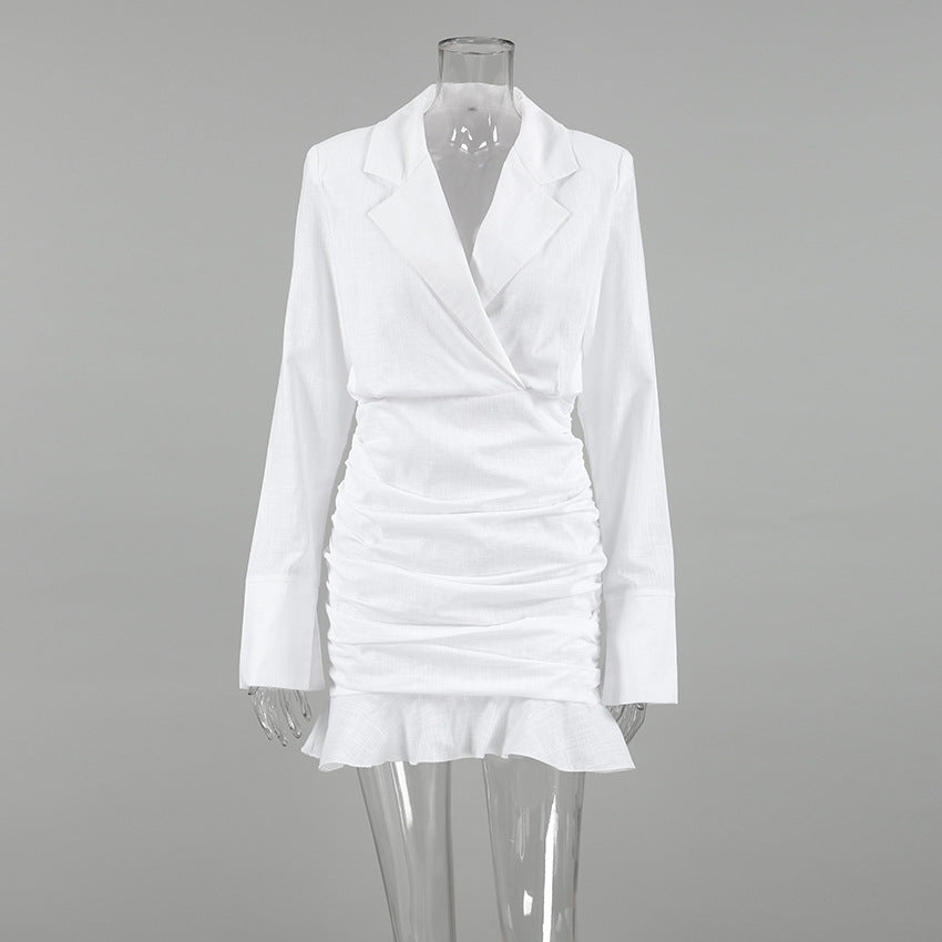 Babe Greece Mini Dress White