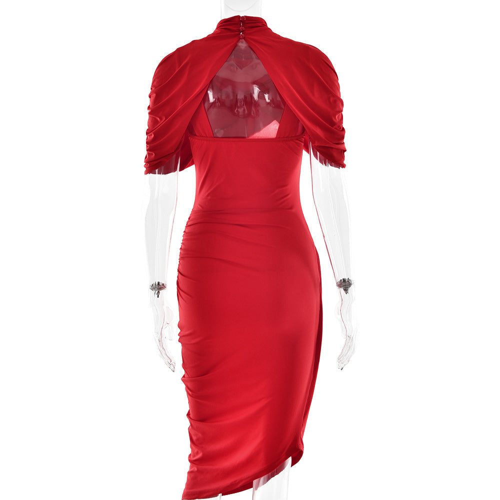 Midi Deardorff Dress Red