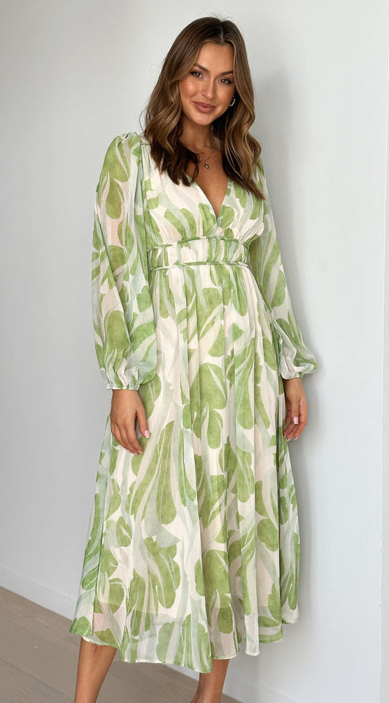 Midi Sideris Dress Green