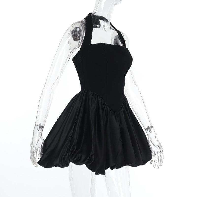 Mini Vettori Dress Black