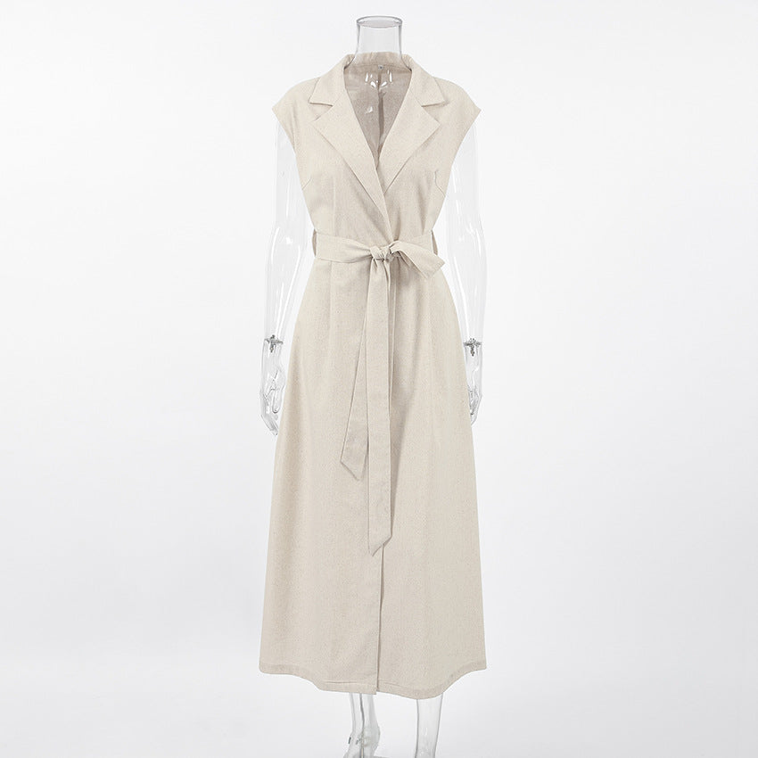 Midi Rustin Dress Khaki