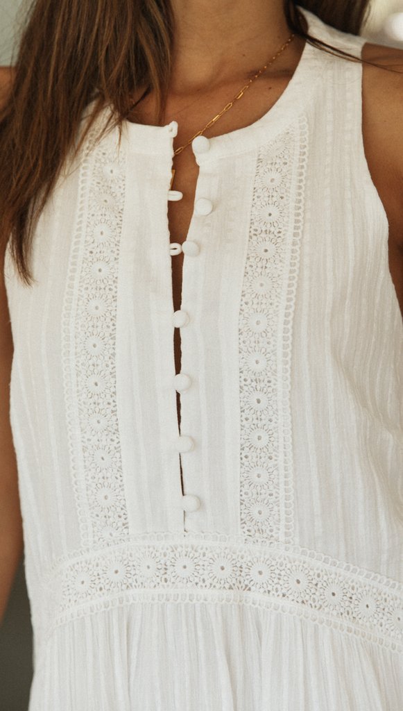 Mini Dreamer Dress White